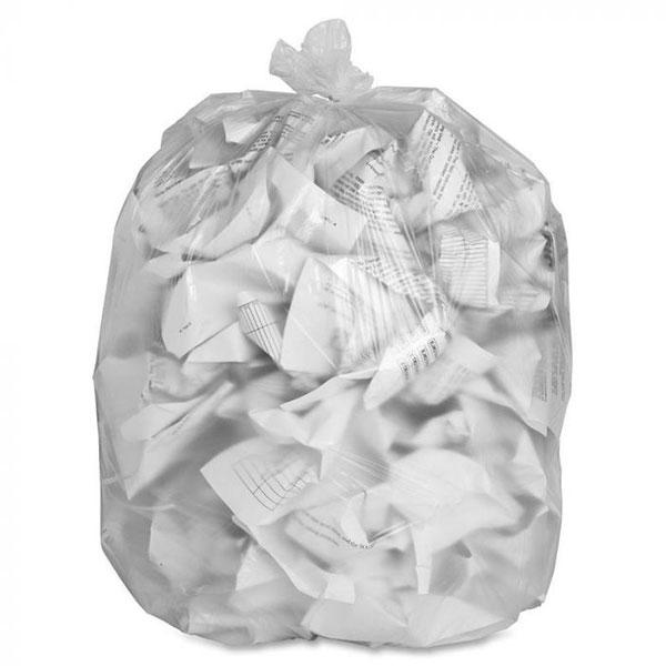 26 x 36 Clear Garbage Bags, Regular